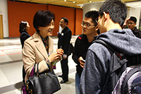 CUHK students get to know more programme information from mainland delegates